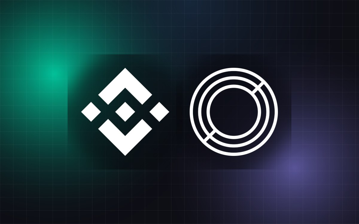 Abstract EMRGNG cover image for a story about Binance, Circle