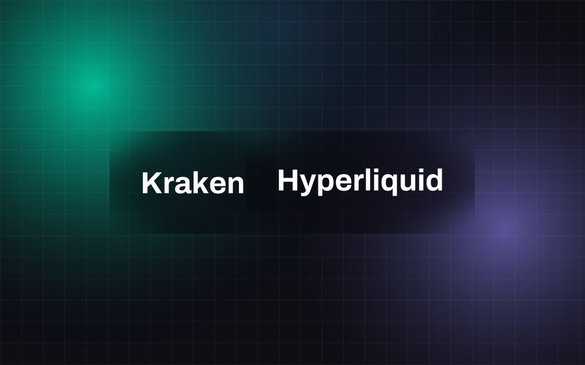 Abstract EMRGNG cover image for a story about Kraken, Hyperliquid