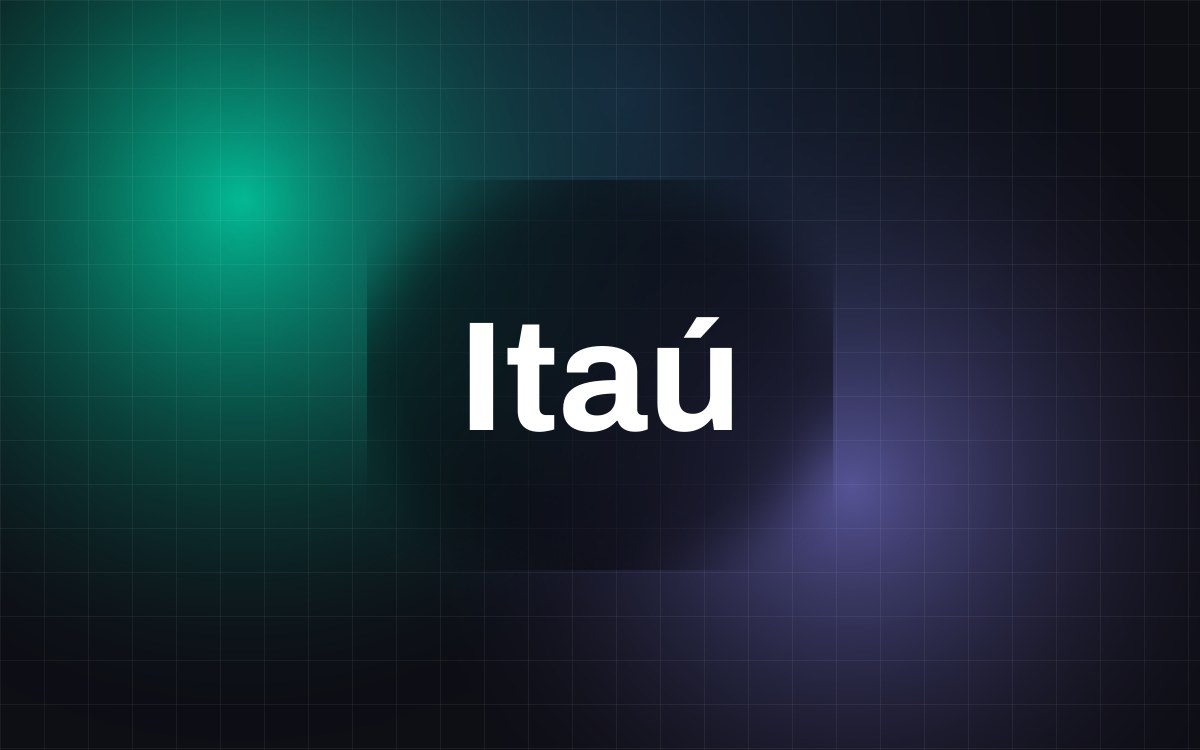 Abstract EMRGNG cover image for a story about Itaú